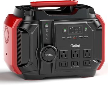 GOFORT Portable Power Station 540Wh/500W (Peak 1000W)