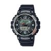 Casio Fishing Timer and Moon Graph Analog-Digital Watch, Black