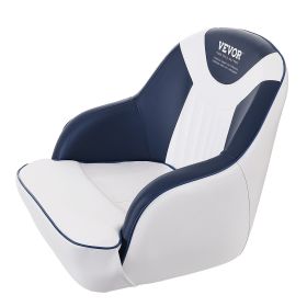 VEVOR Captain Bucket Seat, Pontoon Boat Seat with Thickened Sponge Padding, Boat Captain Chair for Fishing Boat, Sightseeing Boat, Speedboat, Canoe