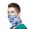 6 Pcs Summer Neck Gaiter UV Sunscreen Protection Face Mask Scarf Breathable Cooling Shield Coverings For Fishing, Cycling, Hiking, or Running