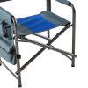 2-piece Padded Folding Outdoor Chair with Storage Pockets, Lightweight Oversized Directors Chair for indoor, Outdoor Camping, Picnics and Fishing