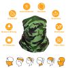 6 Pcs Summer Neck Gaiter UV Sunscreen Protection Face Mask Scarf Breathable Cooling Shield Coverings For Fishing, Cycling, Hiking, or Running