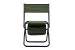 2-piece Folding Outdoor Chair with Storage Bag, Portable Chair for indoor, Outdoor Camping, Picnics and Fishing, Green