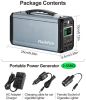 300W Solar Generator, FlashFish 60000mAh Portable Power Station