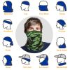 6 Pcs Summer Neck Gaiter UV Sunscreen Protection Face Mask Scarf Breathable Cooling Shield Coverings For Fishing, Cycling, Hiking, or Running