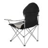 Medium Camping Chair Fishing Chair Folding Chair Black Gray