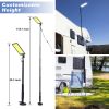 LED Camping Light, 12V 10000 Lumen Super Bright Portable Outdoor Lights with Telescoping Pole Suction Cup Magnetic Base, Flood Lamp for Outdoors Camp