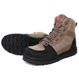 Kylebooker Cleated Sole Wading Boot, Rubber Sole Bottom Wading Shoe Men's & Women's WB003 (size: US 9)