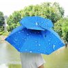 Women Men Folding Sun Rain Cap for Fishing Camping Hiking