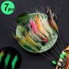 3pcs / 7pcs Shrimp Lure Fishing Lures Artificial Bait