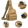 Shoulder Bag; Trekking Chest Sling Bag; Nylon Backpack For "Fishing", Hiking, Outdoor, Hunting, or Camping