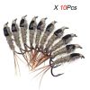 5-30Pcs Black Back Rabbit Ear Wire Nymph Flies Trout Fly Fishing Lures