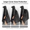 Unisex Hooded Rain Poncho With Pocket For Adult 3-in-1 Waterproof Poncho Raincoat With Hood Sleeve Brim Lightweight Portable Rain Poncho For Hiking Ca